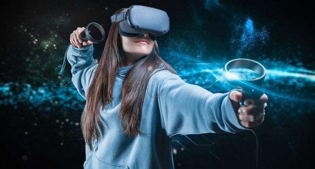 Image,Of,A,Beautiful,Stylish,Woman,Wearing,Vr,Glasses,And Image,Of,A,Beautiful,Stylish,Woman,Wearing,Vr,Glasses,And